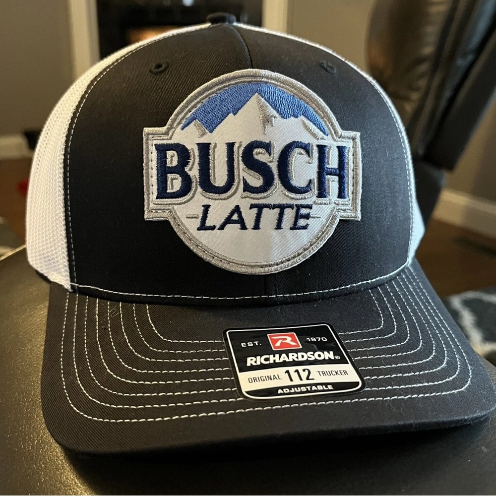 Busch Latte Beer Richardson 112 Snapback Trucker Hat